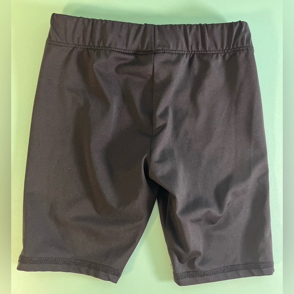 Puma Dark Grey with Pink Band Shorts & Black Puma Biker shorts lot, Girl size 5 - Picture 5 of 7